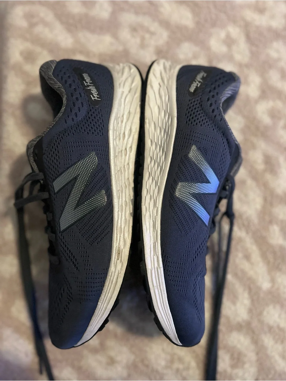 New Balance Fresh Foam Arishi Women's 11 D (WW) Dark Grey/Blue W/ Silver Accents